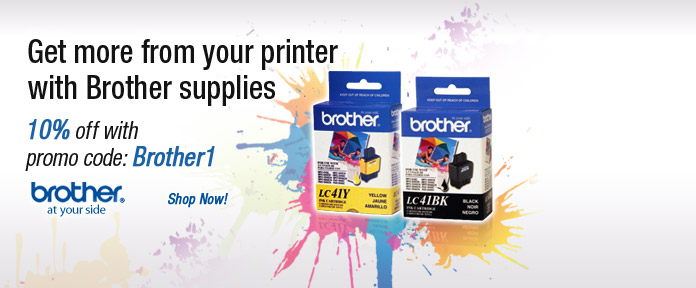 Get more from your printer with Brother supplies