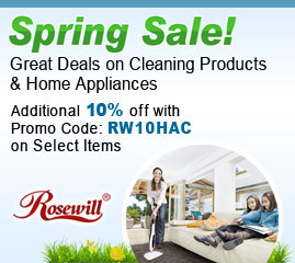 Spring Sale! Great Deals on Cleaning Products & Home Appliances